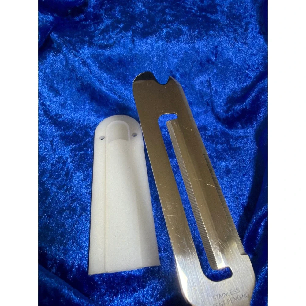 Pampered Chef Vintage Cheese Knife Slicer‎ Spreader #1125 Retired With Sheath